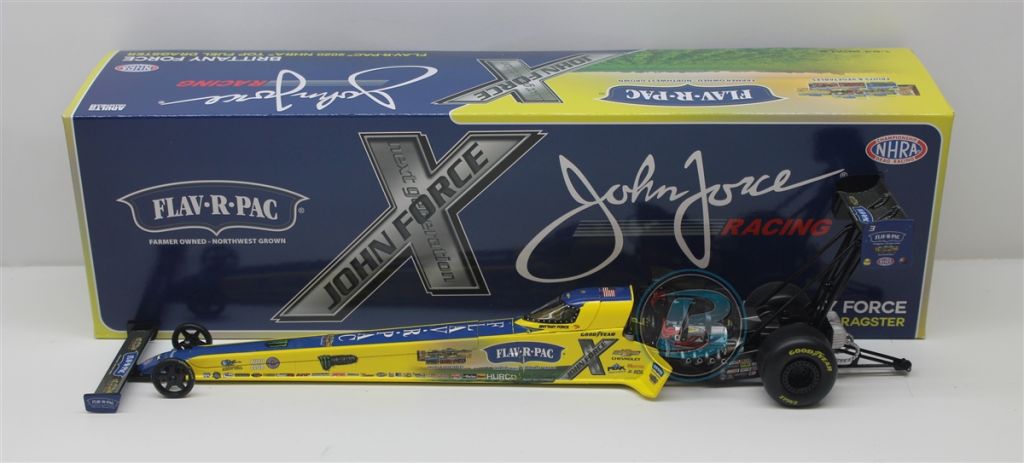 **Box Damaged See Pictures** Brittany Force 2020 Flav-R-Pak 1:24 Top Fuel Dragster NHRA Diecast **Box Damaged See Pictures** Brittany Force 2020 Flav-R-Pak 1:24 Top Fuel Dragster NHRA Diecast