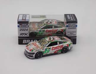 Brad Keselowski 2024 Castrol Throwback 5/12/24 Darlington Race Win 1:64 Nascar Diecast Chassis- FOIL NUMBER CAR Brad Keselowski, Nascar Diecast, 2024 Nascar Diecast, 1:64 Scale Diecast, Diecast Chassis