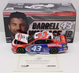 Bubba Wallace Autographed 2018 Farmer John 1:24 Nascar Diecast Bubba Wallace Nascar Diecast,2018 Nascar Diecast,1:24 Scale Diecast,pre order diecast, 2018 Richard Petty Motorsports