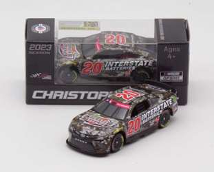 2023 Christopher Bell #20 Interstate Batteries Camo 1:64 Nascar Diecast In Stock Christopher Bell, Nascar Diecast, 2023 Nascar Diecast, 1:64 Scale Diecast,