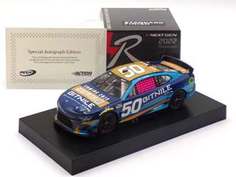 Conor Daly Autographed 2022 Bitnile 1:24 Nascar Diecast Conor Daly, Nascar Diecast, 2022 Nascar Diecast, 1:24 Scale Diecast