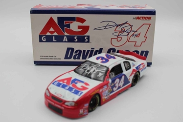 **Damaged See Pictures** David Green Autographed 2000 #34 AFG Glass 1:24 Nascar Diecast **Damaged See Pictures** David Green Autographed 2000 #34 AFG Glass 1:24 Nascar Diecast