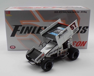 **Damaged See Pictures** Kyle Larson Autographed 2020 Finley Farms JVI Wing #57 1:18 Sprint Car Diecast **Damaged See Pictures** Kyle Larson Autographed 2020 Finley Farms JVI Wing #57 1:18 Sprint Car Diecast