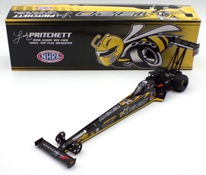 **Damaged See Pictures** Leah Pritchett 2018 Angry Bee 1320 1:24 Top Fuel Dragster NHRA Diecast **Box Damaged See Pictures** Leah Pritchett 2018 Angry Bee 1320 1:24 Top Fuel Dragster NHRA Diecast