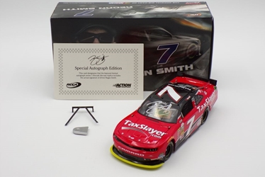 ** Damaged See Pictures ** Regan Smith Autographed 2015 #7 Taxslayer 1:24 Nascar Diecast ** Damaged See Pictures ** Regan Smith Autographed 2015 #7 Taxslayer 1:24 Nascar Diecast