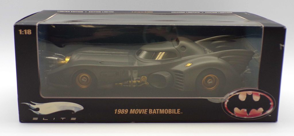 Hot Wheels Elite 1989 Movie Batmobile 1:18 Scale Diecast Hot Wheels Elite 1989 Movie Batmobile 1:18 Scale Diecast