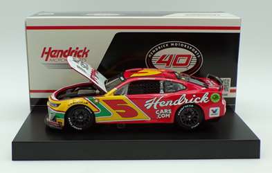 Kyle Larson 2024 Hendrickcars.com Throwback 1:24 Nascar Diecast (DRIVER NAME), Nascar Diecast, 2024 Nascar Diecast, 1:24 Scale Diecast