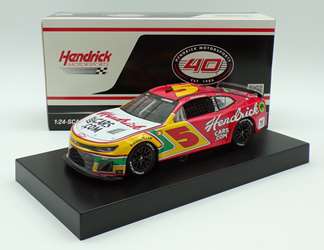 Kyle Larson 2024 Hendrickcars.com Throwback 1:24 Nascar Diecast (DRIVER NAME), Nascar Diecast, 2024 Nascar Diecast, 1:24 Scale Diecast