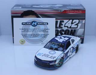 Kyle Larson Autographed w/ Paint Pen 2018 DC Solar 1:24 Nascar Diecast Kyle Larson Nascar Diecast,2018 Nascar Diecast,1:24 Scale Diecast,pre order diecast, 2018 Hendricks