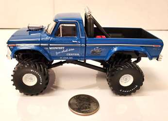 Midwest Four Wheel Drive & Performance Center 1:43 1974 Ford F250 Kings of Crunch Monster Truck Midwest Four Wheel Drive & Performance Center, Monster Truck, 1:24 Scale, Kings of Crunch