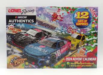 2024 Lionel Racing Advent Calendar w/ 12 1:64 Nascar Diecast Lionel Racing Advent Calendar, Nascar Diecast, 2024 Nascar Diecast, 1:64 Scale Diecast, Christmas