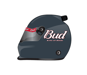 *Preorder* Dale Earnhardt Jr 2024 Budweiser Late Model Mini (1:2 Scale) Replica Helmet Dale Earnhardt Jr, helmet, 2024, in-stock