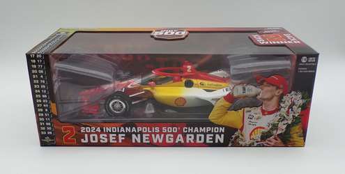 Josef Newgarden / Team Penske #2 Shell Oil / 2024 Indianapolis 500 Champion Raced Version - NTT IndyCar Series 1:18 Scale IndyCar Diecast Josef Newgarden, 2024,1:18, diecast, greenlight, indy