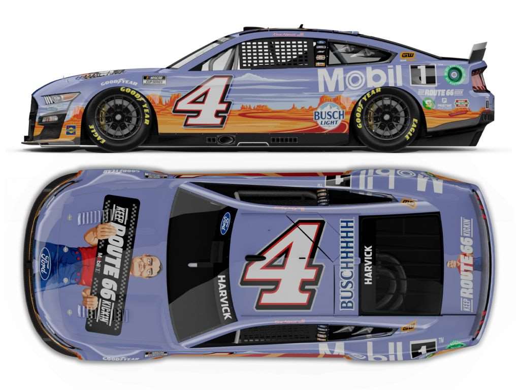 Kevin Harvick 2022 Mobil 1 Route 66 1:64 Nascar Diecast