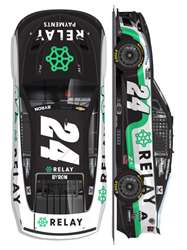 *Preorder* William Byron 2025 Relay Payments 1:24 Elite Nascar Diecast William Byron, Nascar Diecast, 2025 Nascar Diecast, 1:24 Scale Diecast, pre order diecast, Elite