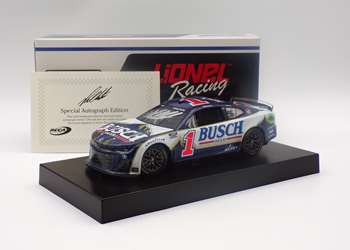 Ross Chastain Autographed 2024 Busch Beer Retro 1:24 Nascar Diecast - FOIL NUMBER DIECAST Ross Chastain, Nascar Diecast, 2024 Nascar Diecast, 1:24 Scale Diecast, pre order diecast,