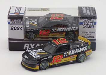 Ryan Blaney 2024 Advance Auto Parts 1:64 Nascar Diecast Chassis Ryan Blaney, Nascar Diecast, 2024 Nascar Diecast, 1:64 Scale Diecast, Diecast Chassis